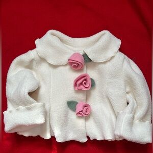 Mack & Co. Garden Jacket With Roses Infant SZ 6 Months